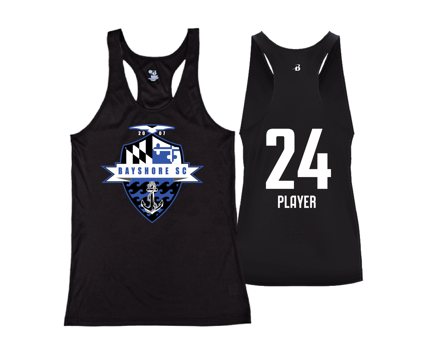 Bayshore Rockets - DTF | Women's Performance Racerback