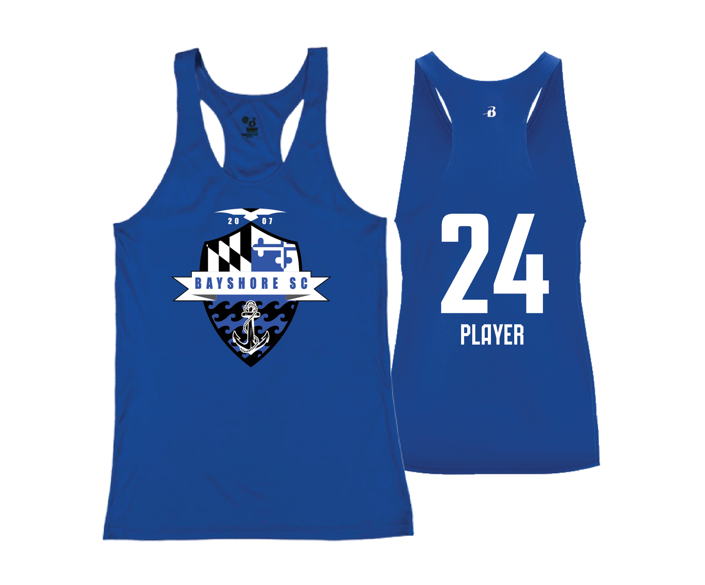 Bayshore Rockets - DTF | Women's Performance Racerback