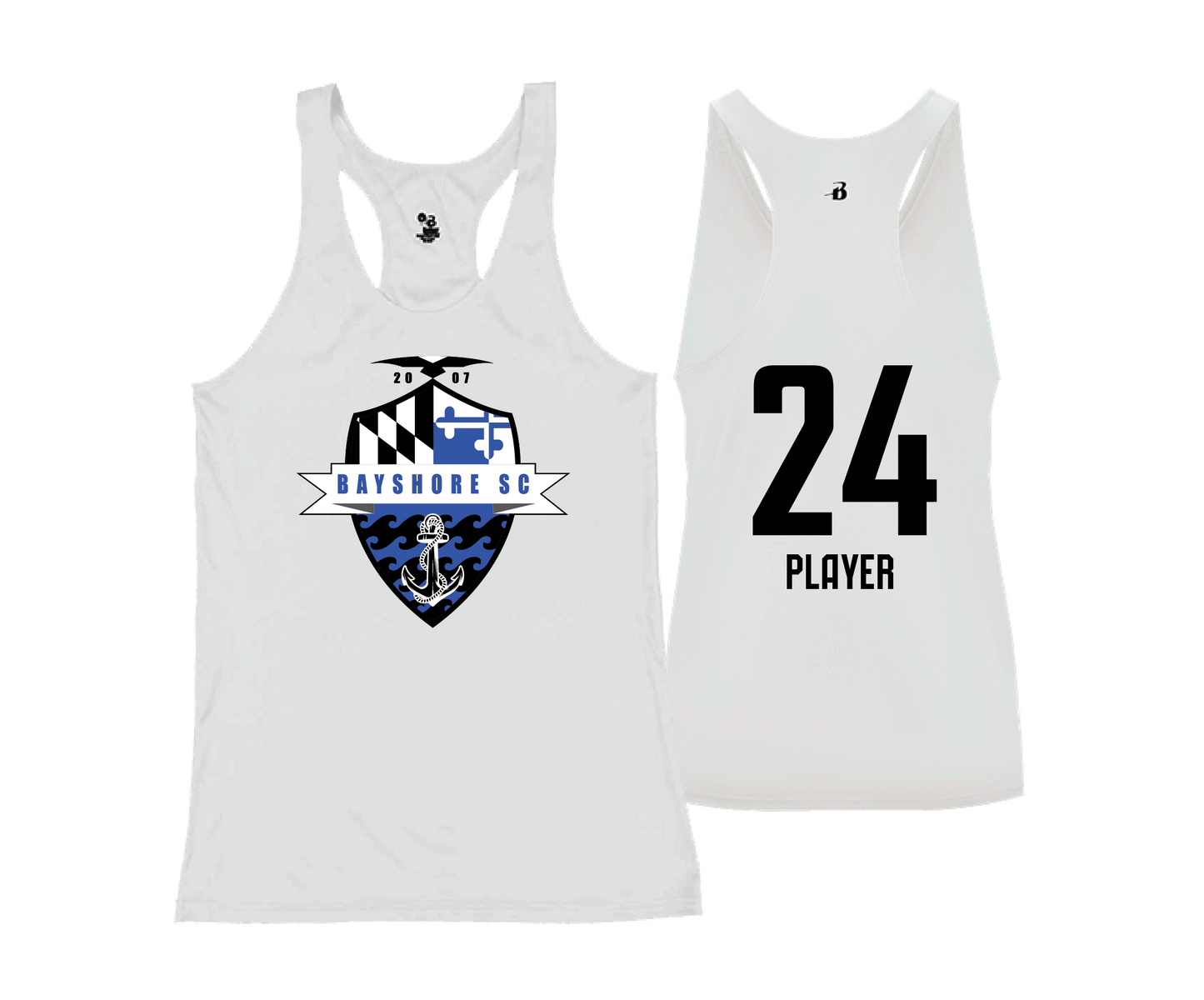 Bayshore Rockets - DTF | Women's Performance Racerback