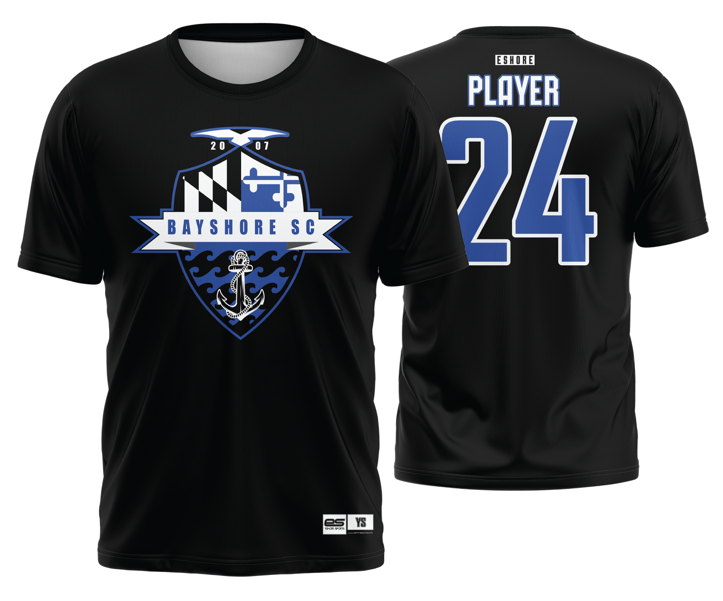 Bayshore Rockets - BLACK CREST - FDS | Unisex Jersey