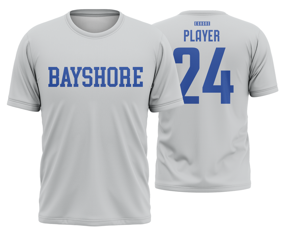 Bayshore Rockets Grey Text Jersey