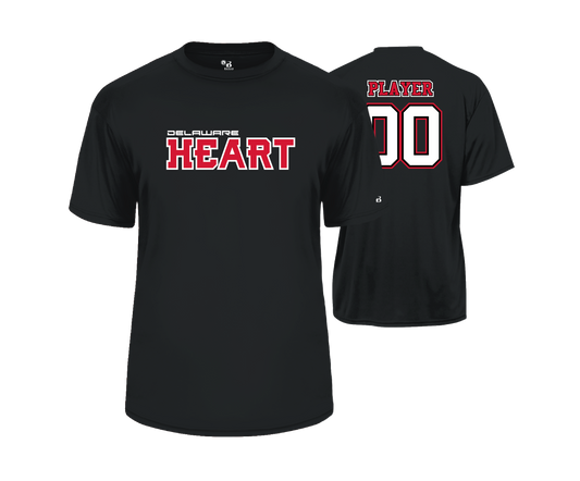 Delaware Heart SS Performance Tees