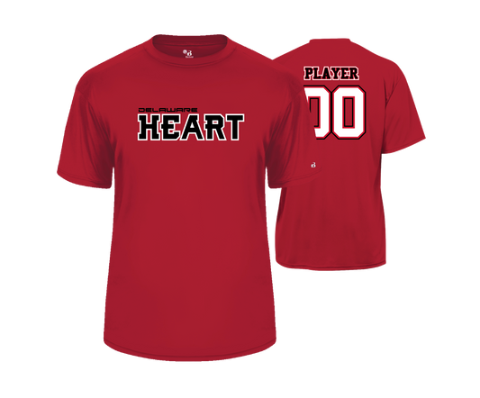 Delaware Heart SS Performance Tees