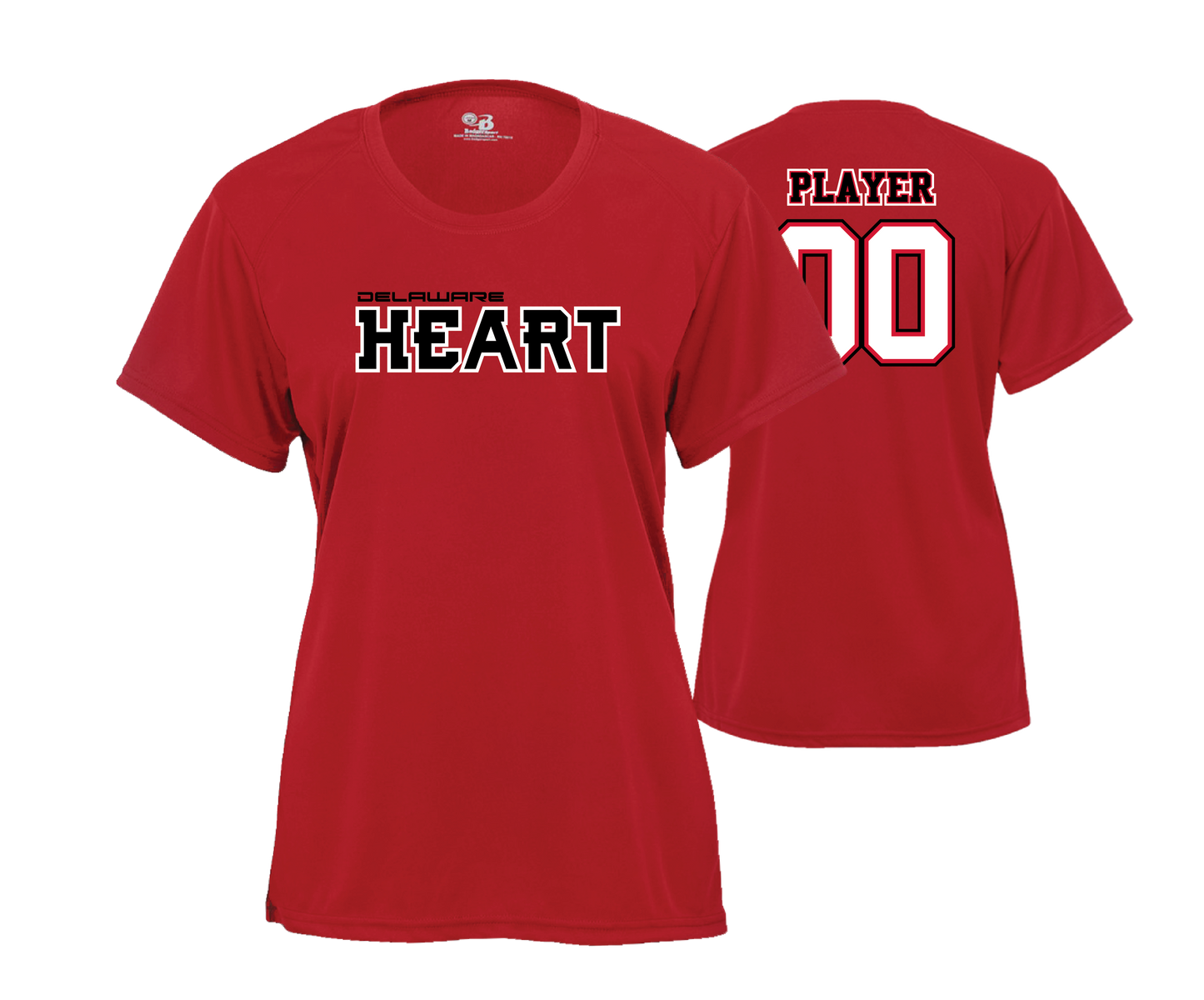 Delaware Heart SS Performance Tees