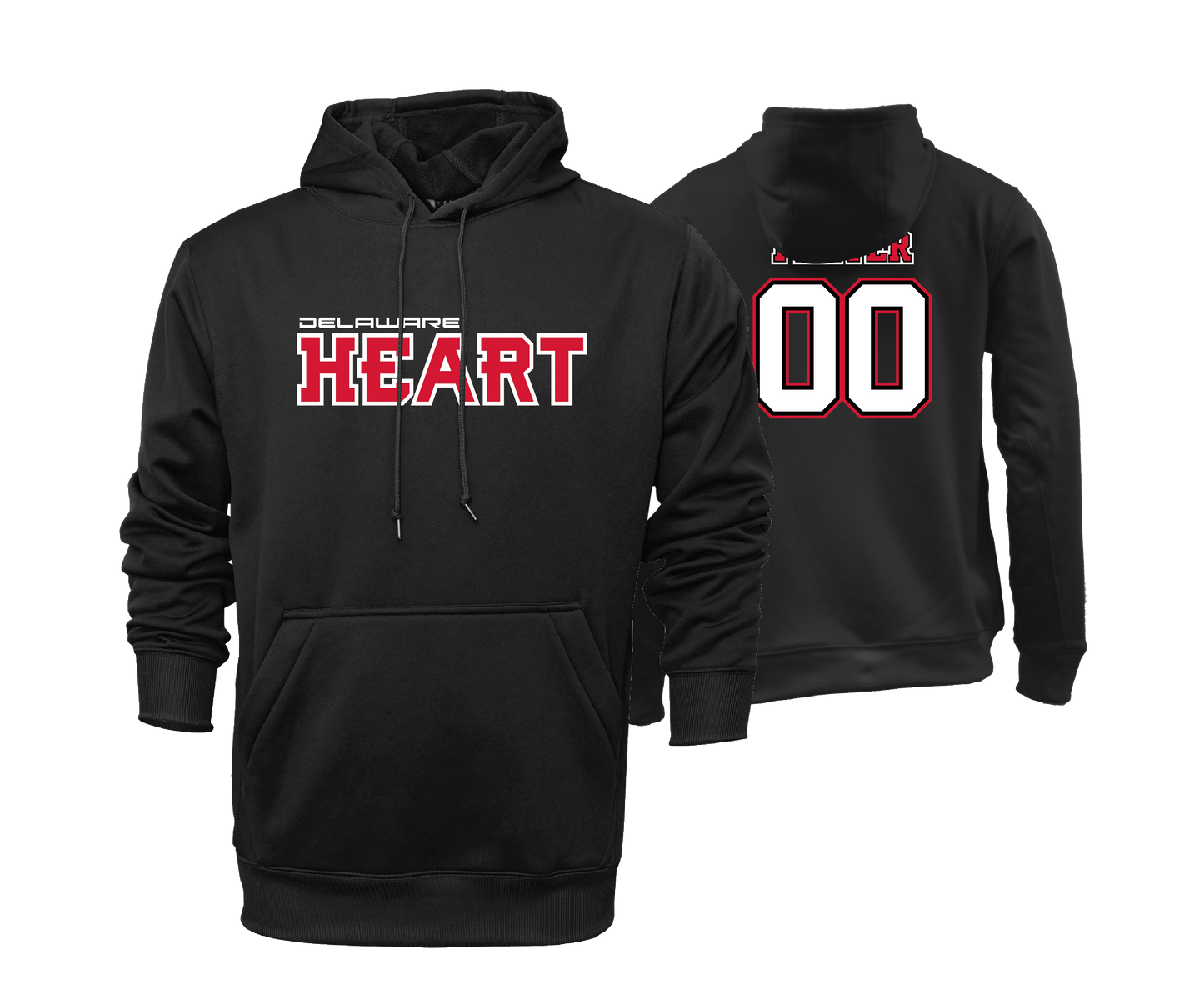 Delaware Heart - DTF Unisex Hoodie