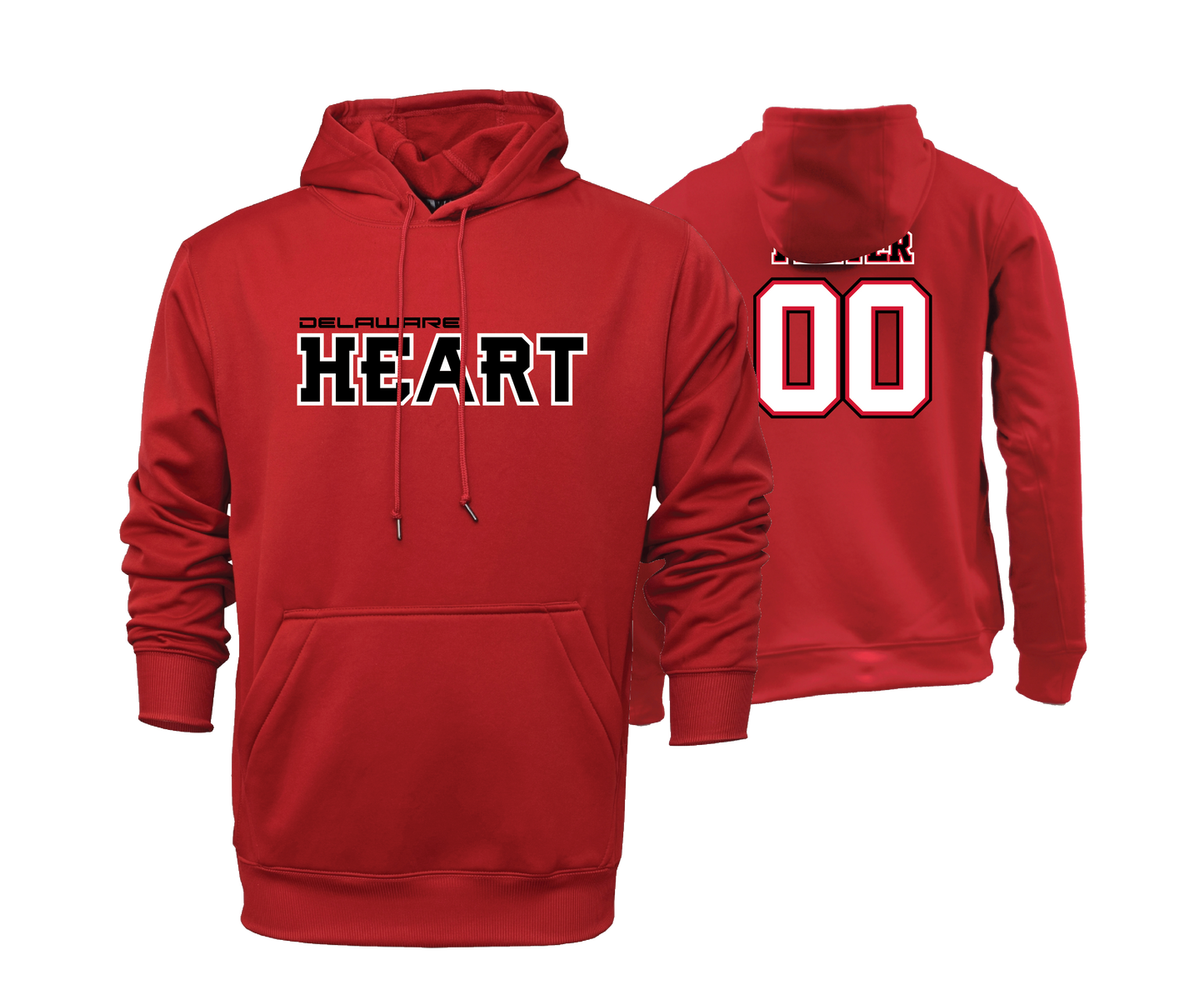 Delaware Heart - DTF Unisex Hoodie