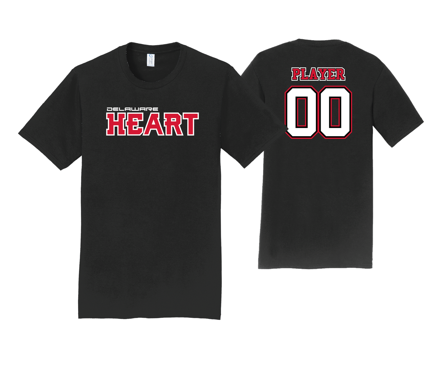 Delaware Heart SS Cotton Tees