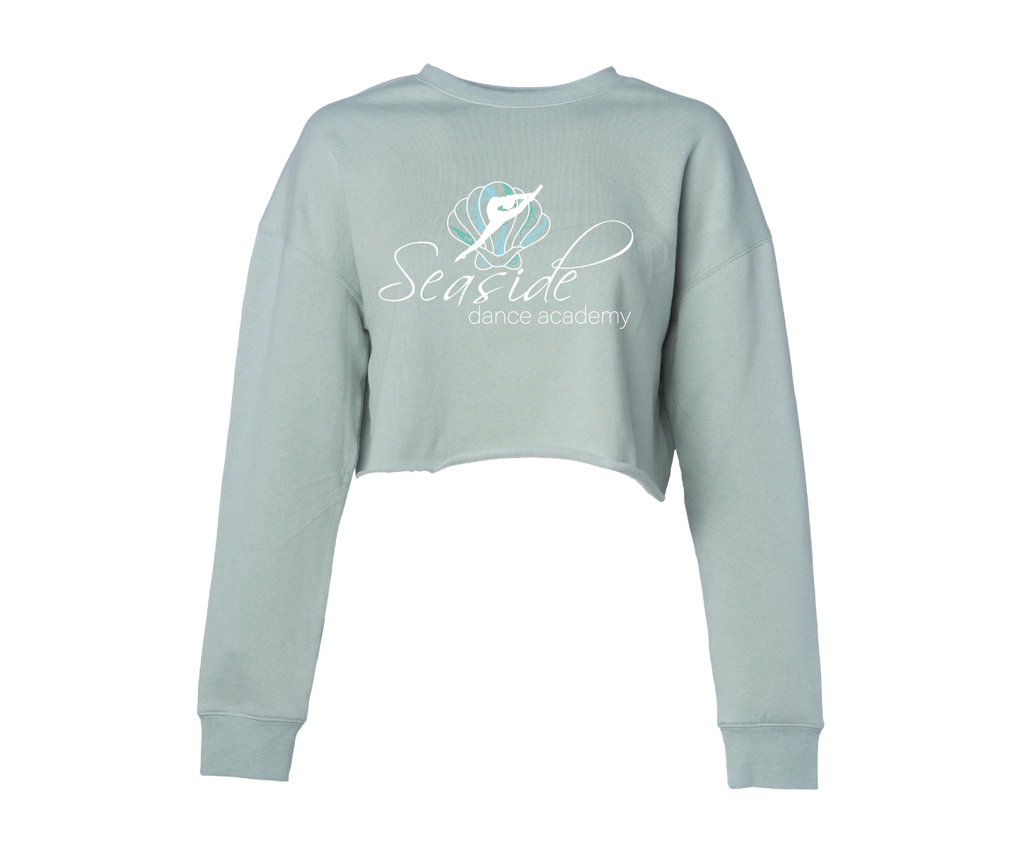 Seaside Dance- Long Sleeve Crop Shirt
