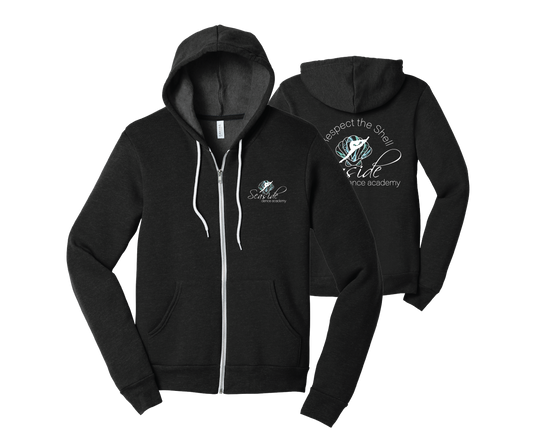 Seaside Dance - DTF | BELLA+CANVAS® Unisex Fleece Zip Up Hoodie