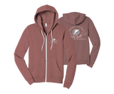 Seaside Dance - DTF | BELLA+CANVAS® Unisex Fleece Zip Up Hoodie