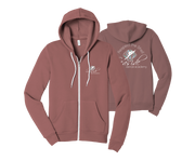 Seaside Dance - DTF | BELLA+CANVAS® Unisex Fleece Zip Up Hoodie