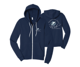 Seaside Dance - DTF | BELLA+CANVAS® Unisex Fleece Zip Up Hoodie