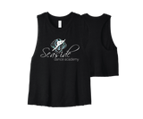 Seaside Dance - DTF | BELLA+CANVAS®  Women's Racerback Cropped Tank