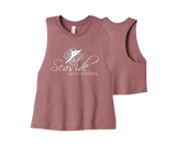 Seaside Dance - DTF | BELLA+CANVAS®  Women's Racerback Cropped Tank