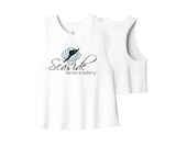 Seaside Dance - DTF | BELLA+CANVAS®  Women's Racerback Cropped Tank