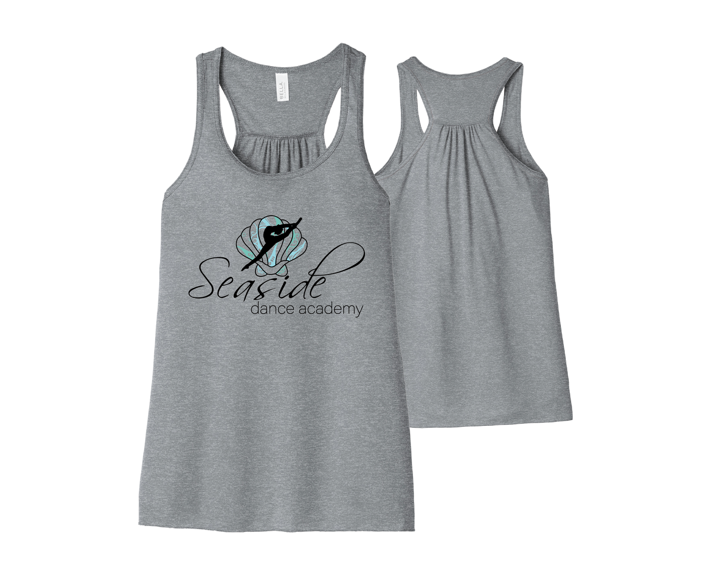 Seaside Dance - DTF | BELLA+CANVAS® Women's Flowy Racerback Tank
