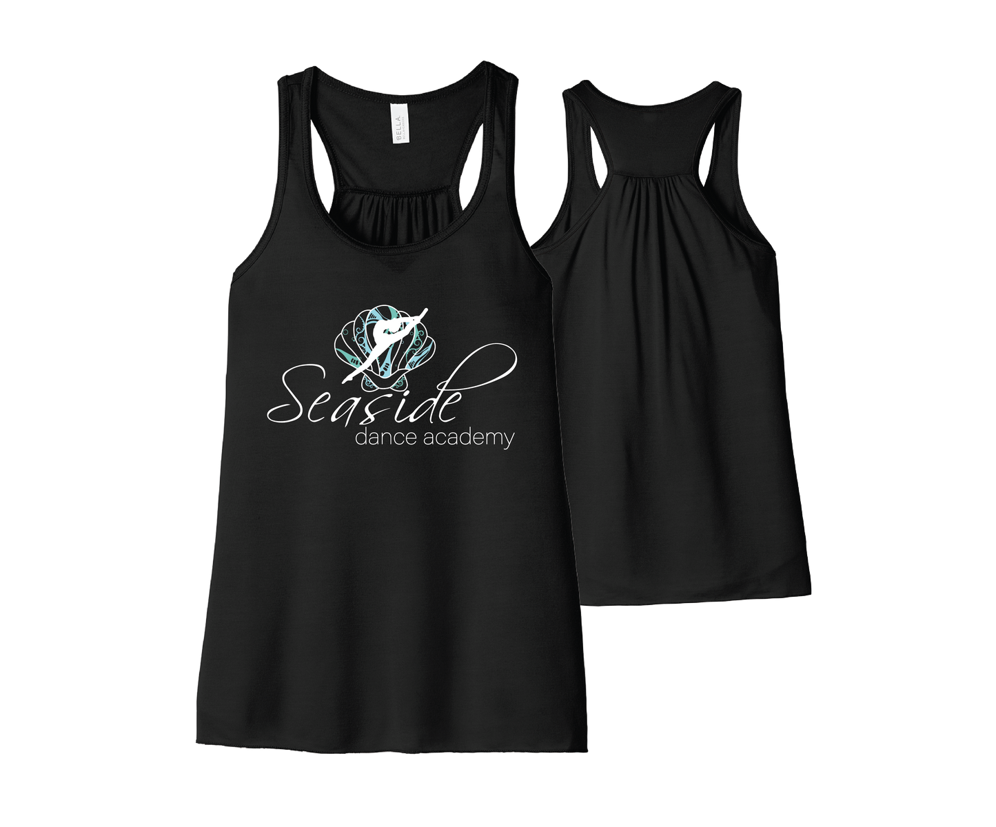 Seaside Dance - DTF | BELLA+CANVAS® Women's Flowy Racerback Tank