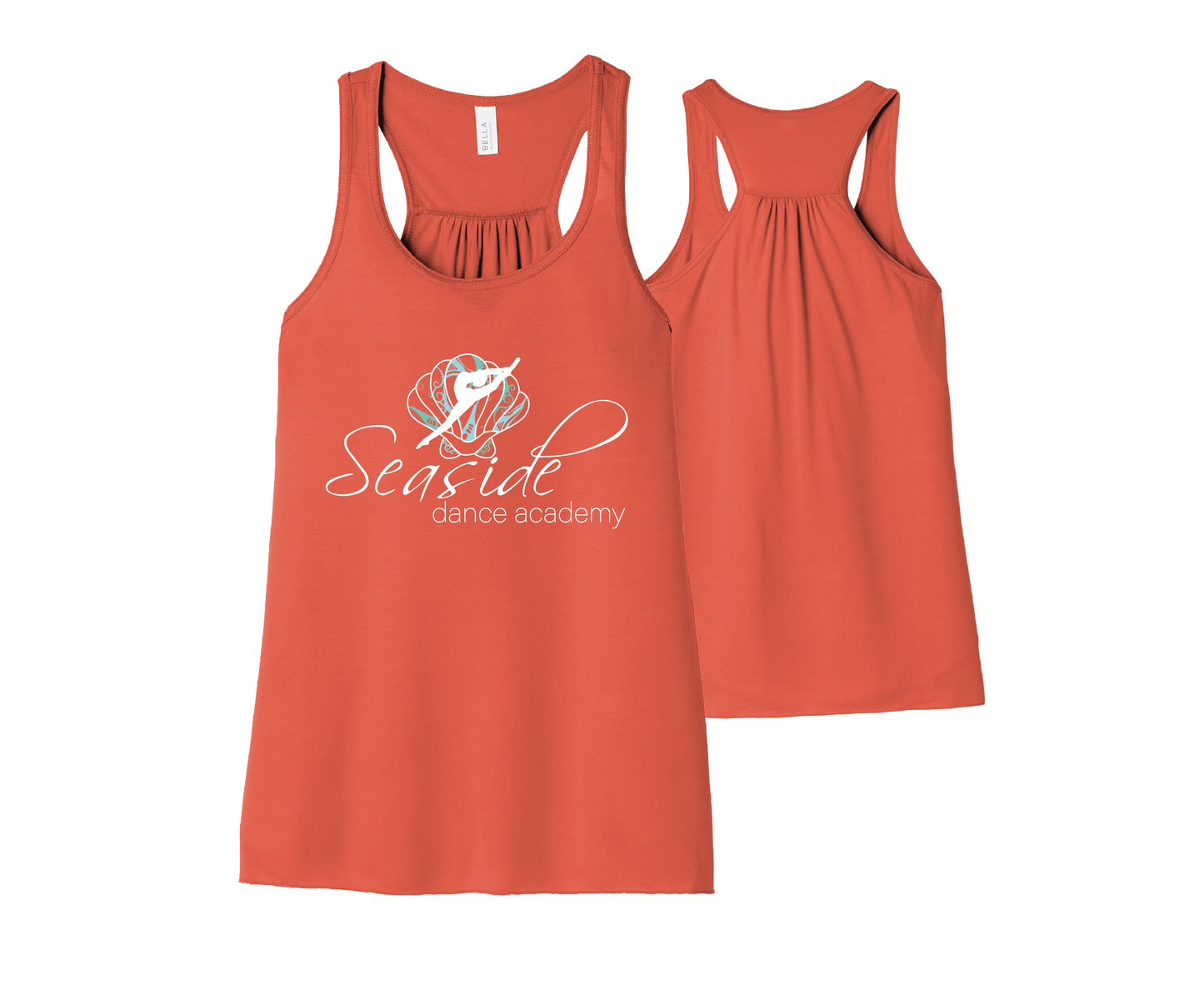 Seaside Dance - DTF | BELLA+CANVAS® Women's Flowy Racerback Tank
