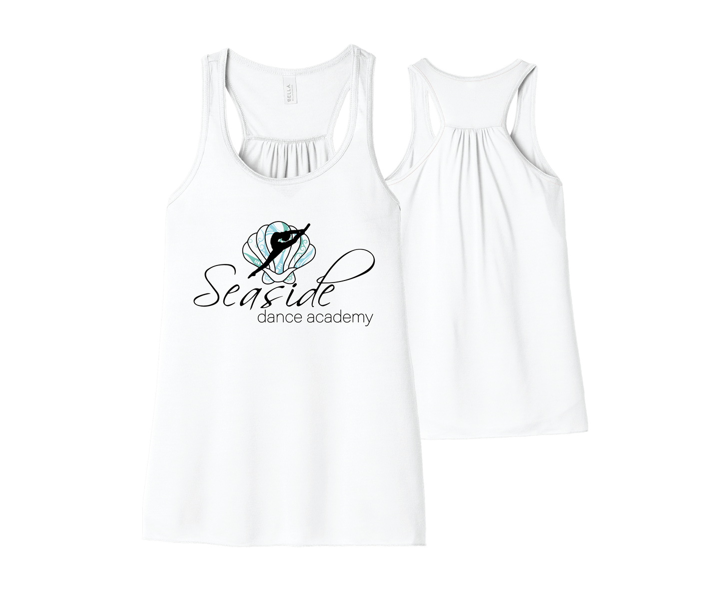 Seaside Dance - DTF | BELLA+CANVAS® Women's Flowy Racerback Tank