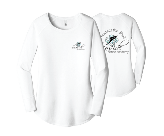 Seaside Dance- Long Sleeve Tunic Tee