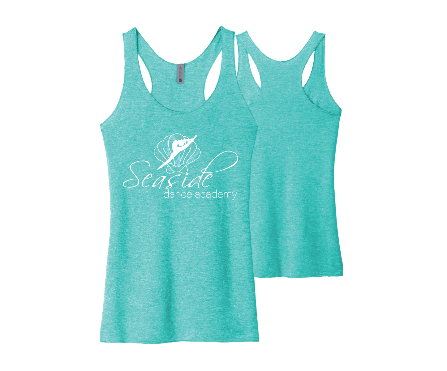 Seaside Dance - DTF | Next Level Apparel® Women's Tri-Blend Racerback Tank