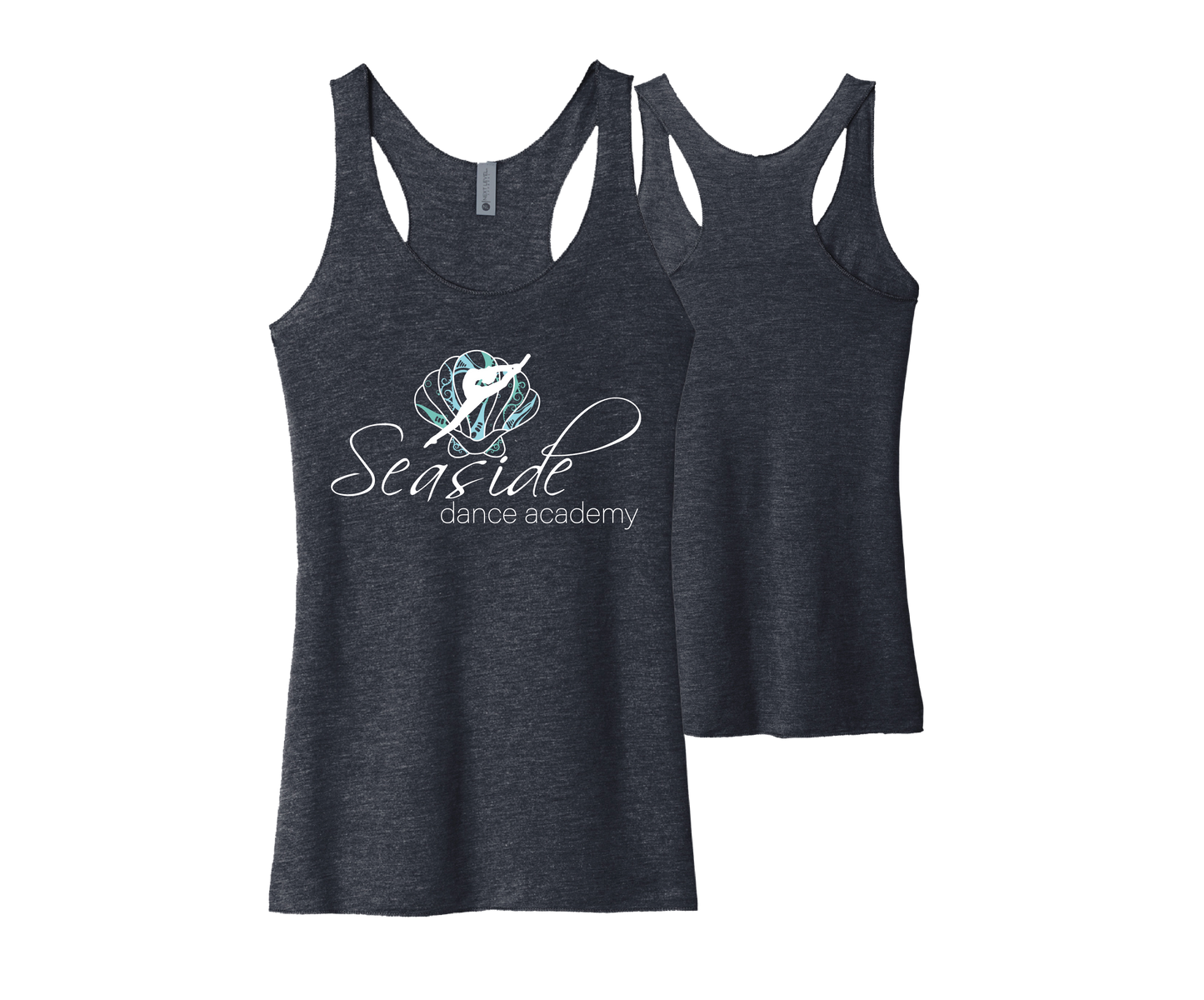 Seaside Dance - DTF | Next Level Apparel® Women's Tri-Blend Racerback Tank