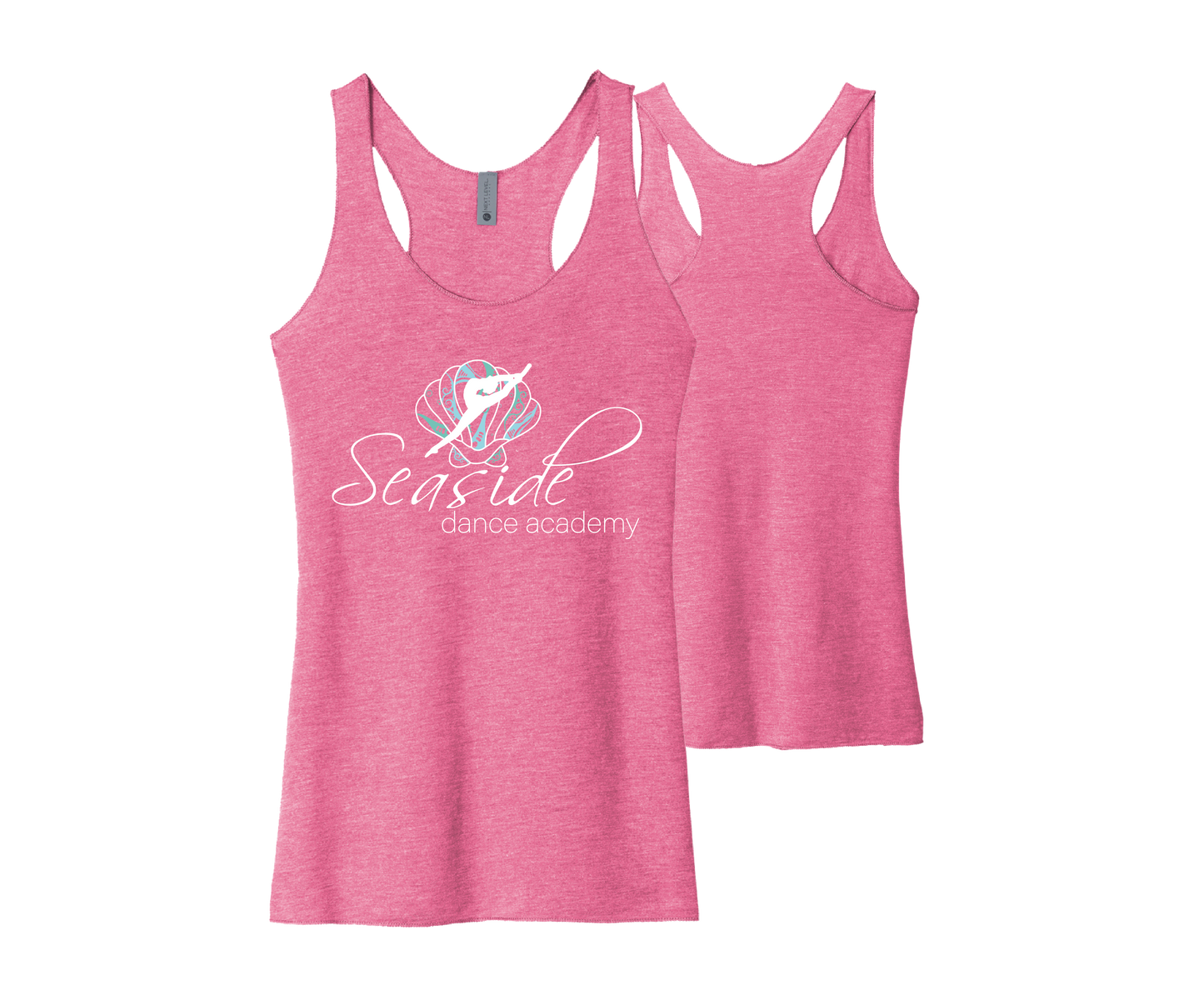 Seaside Dance - DTF | Next Level Apparel® Women's Tri-Blend Racerback Tank