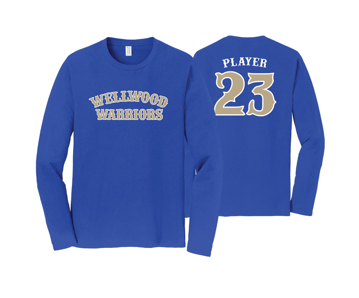 Wellwood Warriors - DTF | Unisex Long Sleeve Cotton Tee
