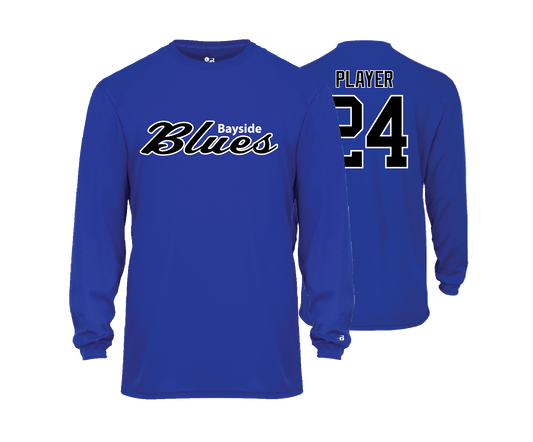 Bayside Blues - DTF | Unisex Long Sleeve Performance Tee