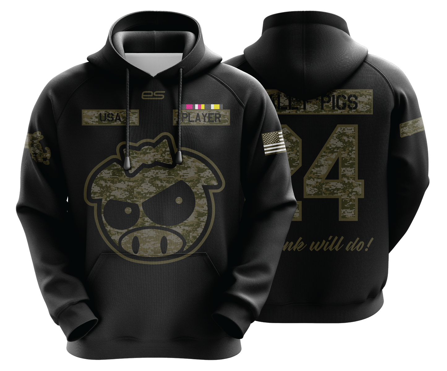 Rally Pigs - MILITARY - FDS | Hoodies
