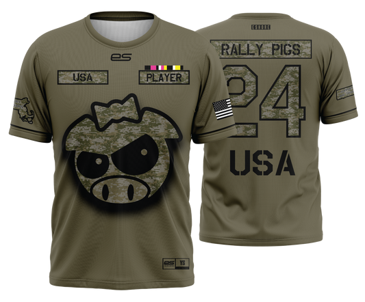 Rally Pigs - MILITARY - FDS | Short Sleeve Jersey