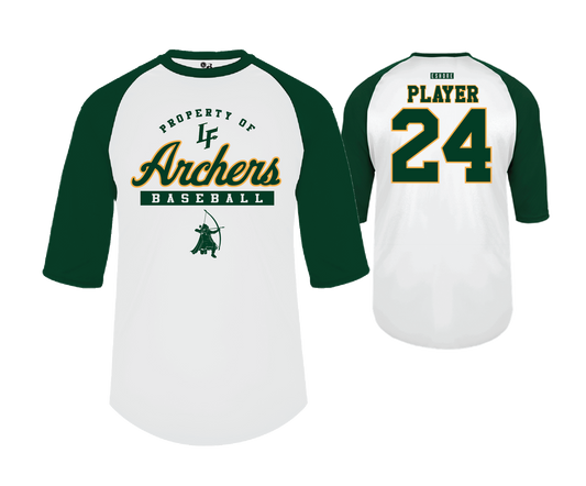 LF Archers - DTF | Unisex Performance Baseball Tee
