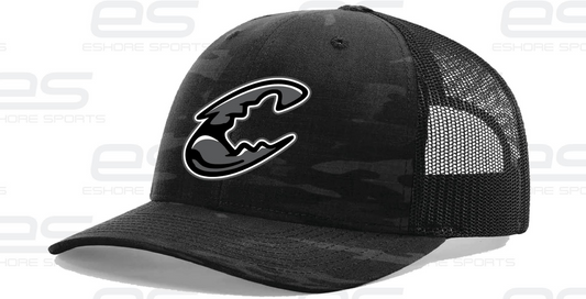 Chesapeake Blue Claws - Black Camo Snapback