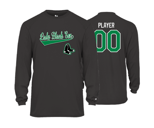 Lady Black Sox - DTF | Unisex Long Sleeve Performance Tee