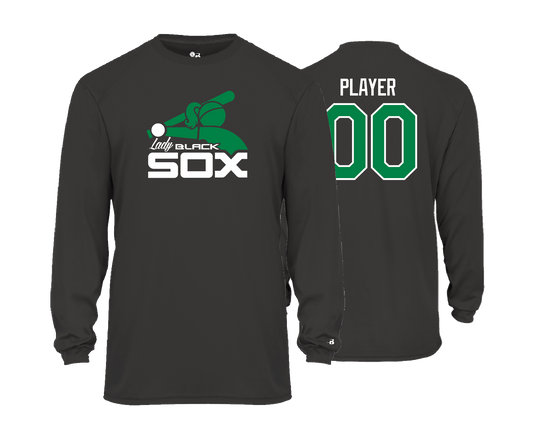 Lady Black Sox - DTF | Unisex Long Sleeve Performance Tee
