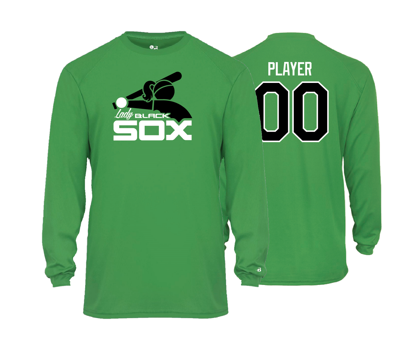 Lady Black Sox - DTF | Unisex Long Sleeve Performance Tee