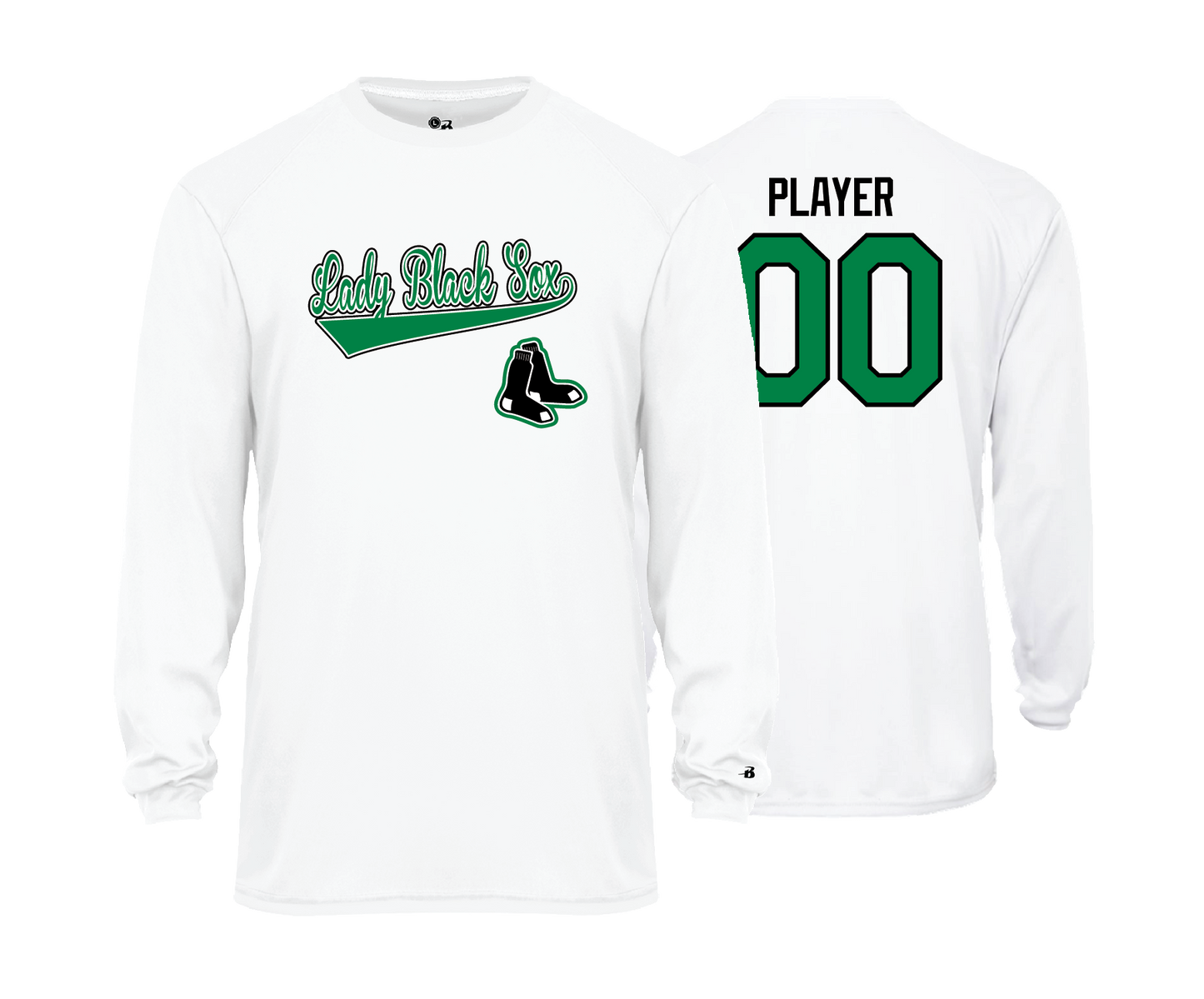 Lady Black Sox - DTF | Unisex Long Sleeve Performance Tee