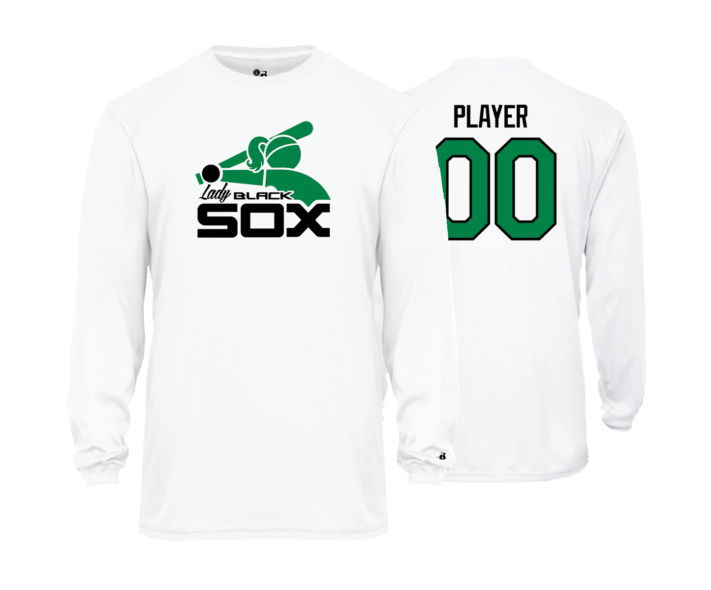 Lady Black Sox - DTF | Unisex Long Sleeve Performance Tee