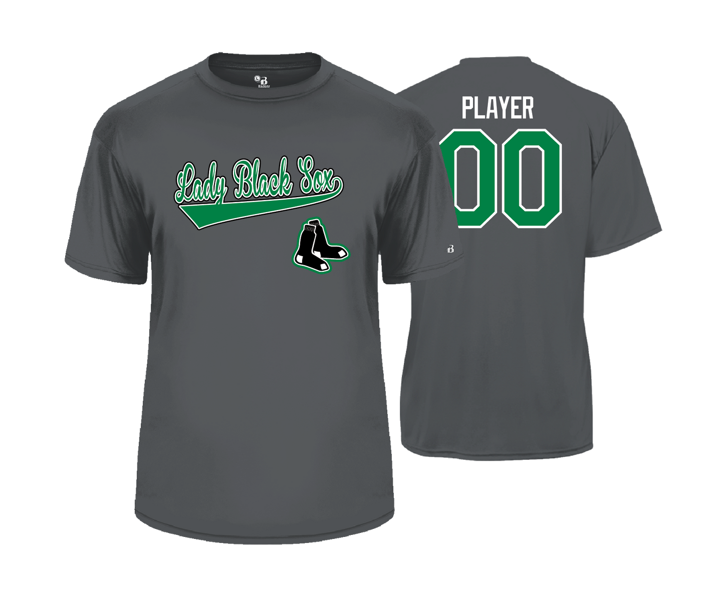 Lady Black Sox - DTF | Unisex Short Sleeve Performance Tee