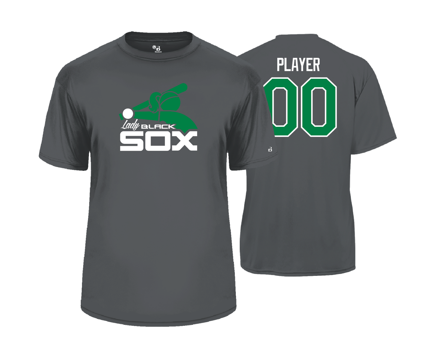 Lady Black Sox - DTF | Unisex Short Sleeve Performance Tee