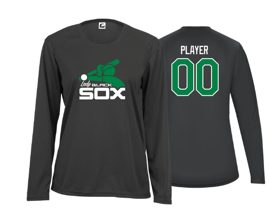 Lady Black Sox - DTF | Women's Long Sleeve Performance Tee