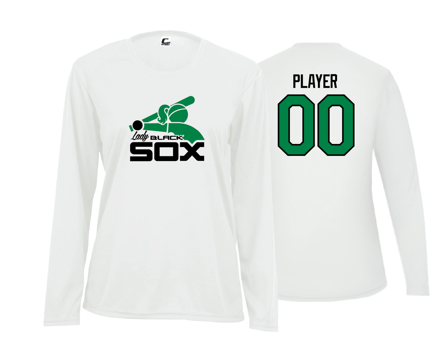 Lady Black Sox - DTF | Women's Long Sleeve Performance Tee