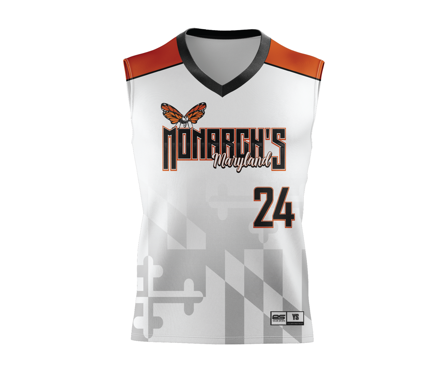 MD Monarchs - FDS | Womens Sleeveless Jersey