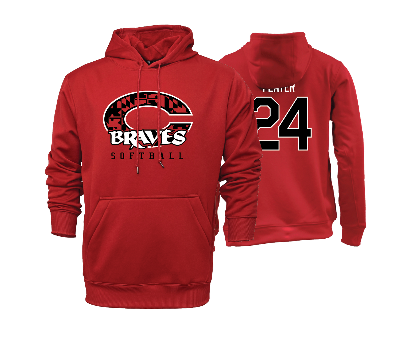 Chopticon Braves Softball - DTF | Unisex Hoodie