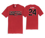 Chopticon Braves Softball - Unisex Short Sleeve Cotton Shirt