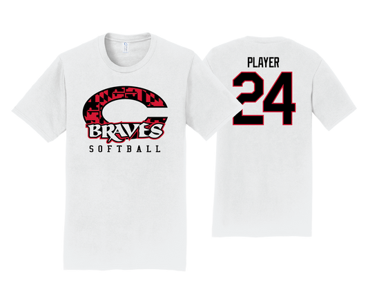 Chopticon Braves Softball - DTF | Unisex Short Sleeve Cotton Tee