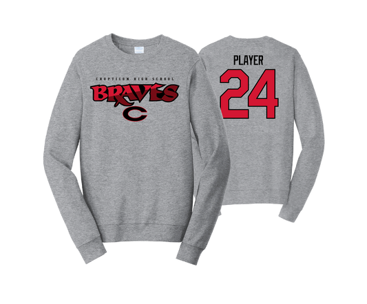 Chopticon Braves Softball - DTF | Unisex Cotton Crew Neck