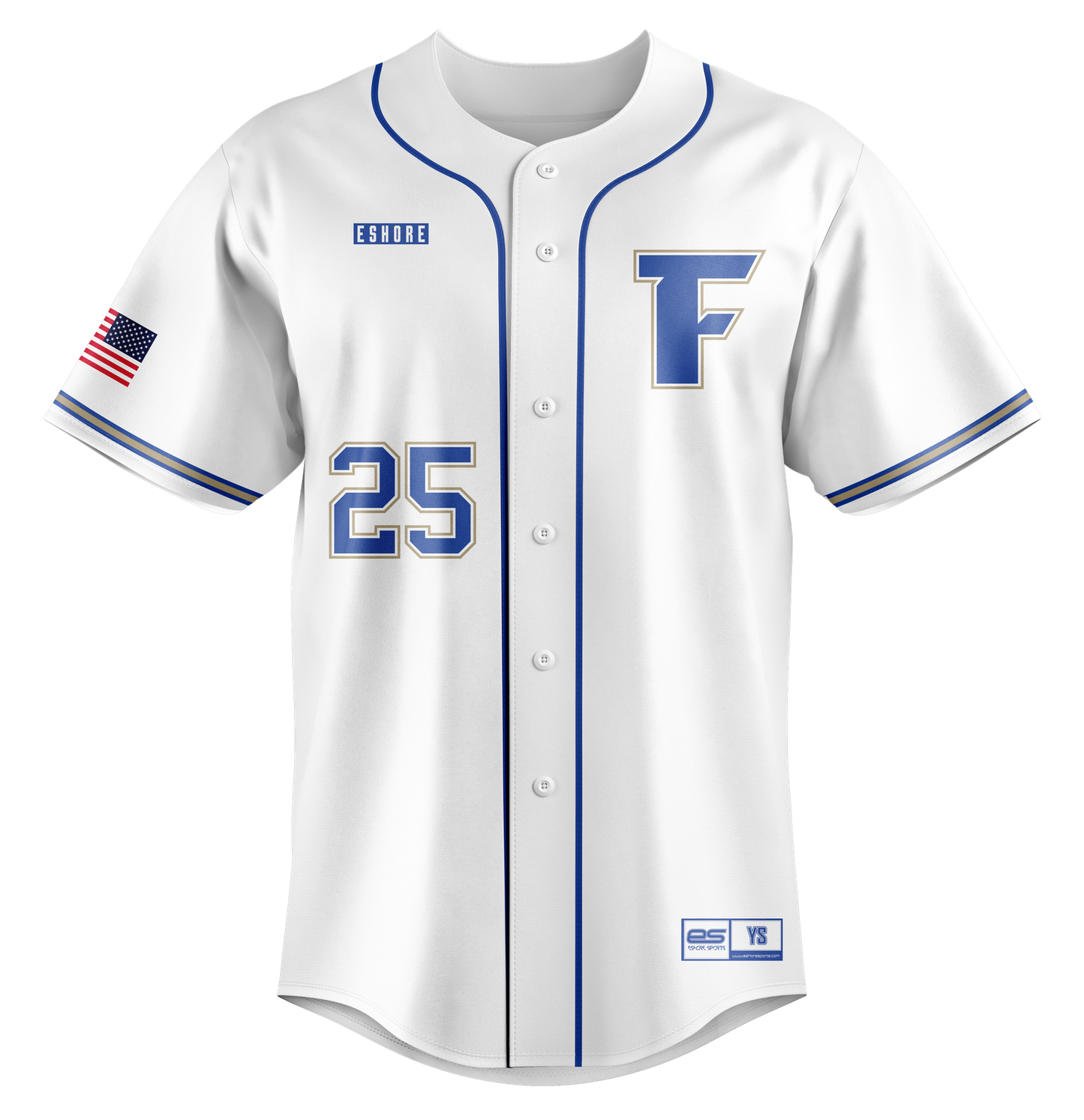Eastern Shore Force - FDS Unisex Full Button Jersey