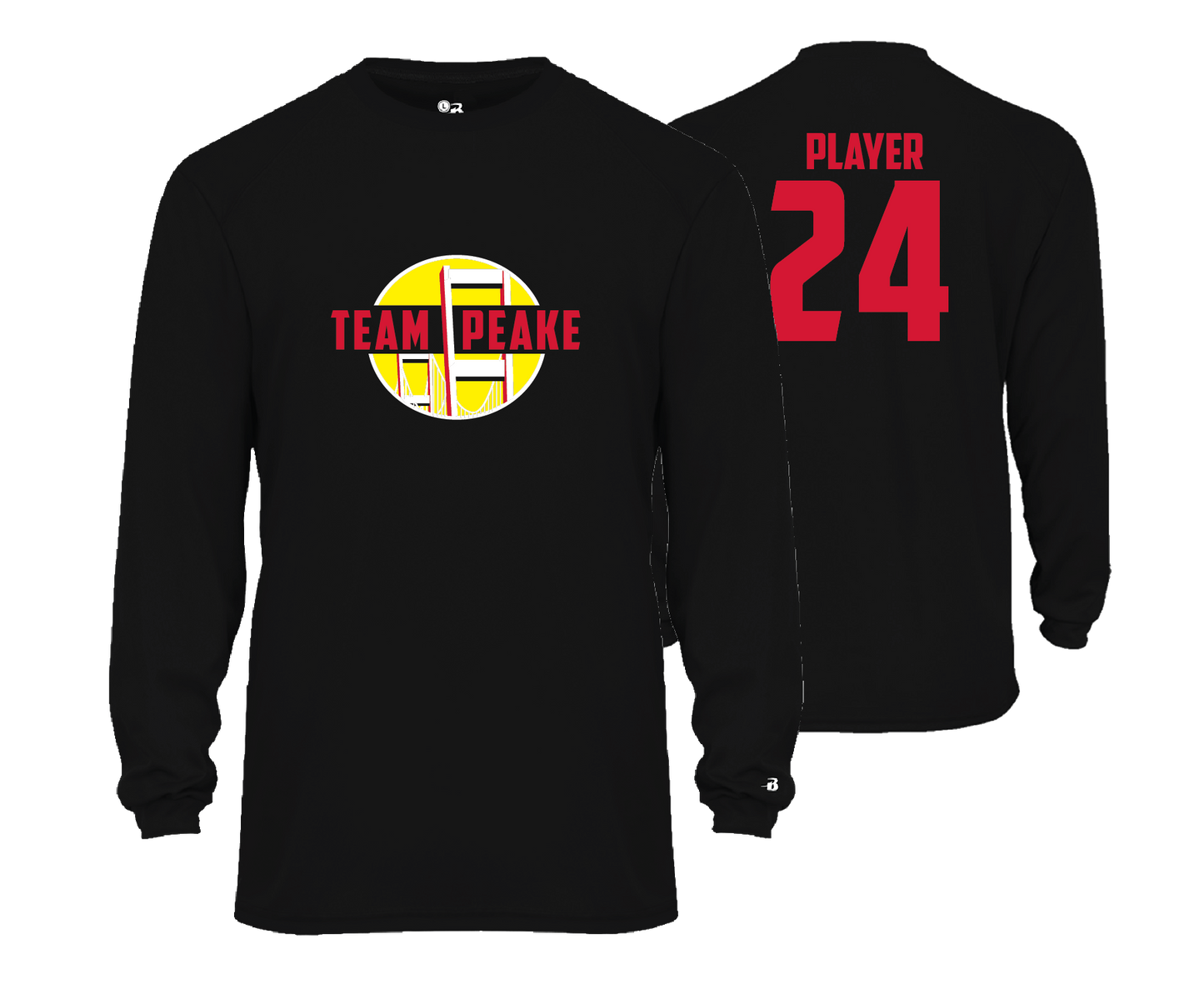 Team Peake LS Performance Tees