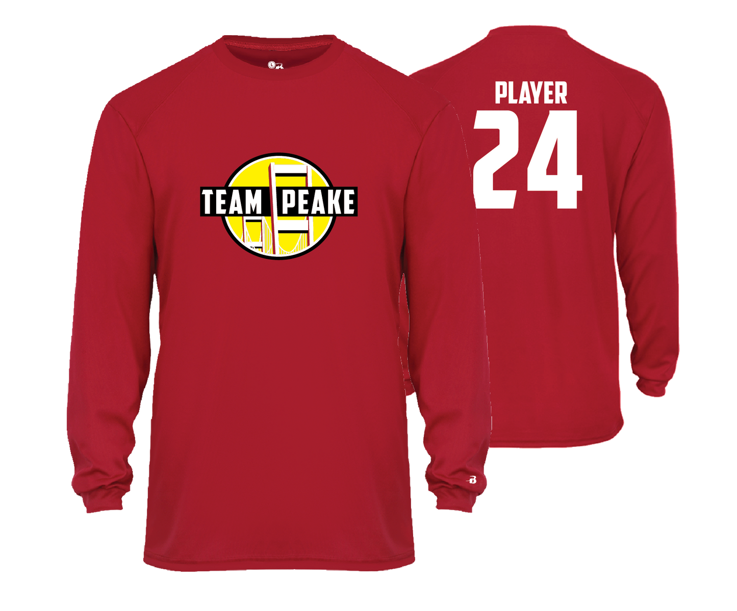 Team Peake LS Performance Tees